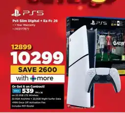 HiFi Corp PS5 Slim Digital + EA FC 26 offer