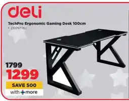 HiFi Corp TechPro Ergonomic Gaming Desk 100cm offer