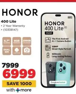 HiFi Corp HONOR 400 Lite offer