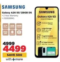 HiFi Corp Samsung Galaxy A26 5G 128GB DS offer