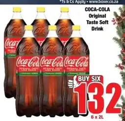 Boxer COCA-COLA Original Taste Soft Drink offer