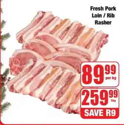 Boxer Fresh Pork Loin / Rib Rasher offer