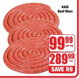 Boxer KASI Beef Wors offer