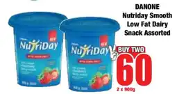 Boxer DANONE Nutriday Smooth Low Fat Dairy Snack Assorted offer