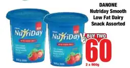 Boxer DANONE Nutriday Smooth Low Fat Dairy Snack Assorted offer