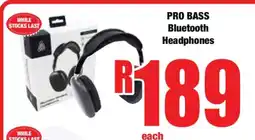 Boxer PRO BASS Bluetooth Headphones offer