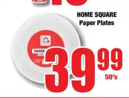 Boxer HOME SQUARE Paper Plates offer