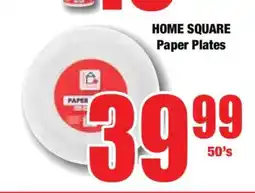 Boxer HOME SQUARE Paper Plates offer