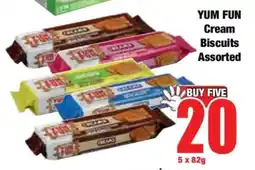 Boxer YUM FUN Cream Biscuits Assorted offer