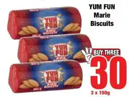 Boxer YUM FUN Marie Biscuits offer