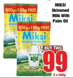 Boxer MIKSI Skimmed Milk With Palm Oil offer