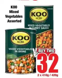 Boxer KOO Mixed Vegetables Assorted offer
