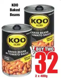 Boxer KOO Baked Beans offer