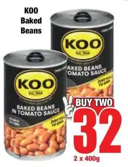 Boxer KOO Baked Beans offer