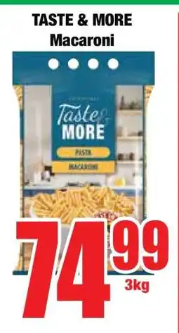 Boxer TASTE & MORE Macaroni offer