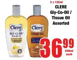 Boxer CLERE Gly-Co-Oil / Tissue Oil Assorted offer