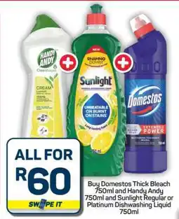 Pick n Pay Hypermarket Domestos, Handy Andy, Sunlight Bundle offer