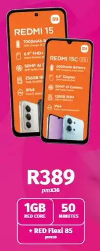 Vodacom Redmi 15 offer