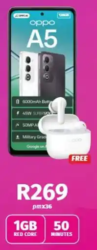 Vodacom Oppo A5 offer