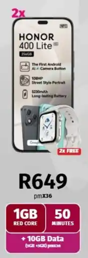 Vodacom Honor 400 Lite offer