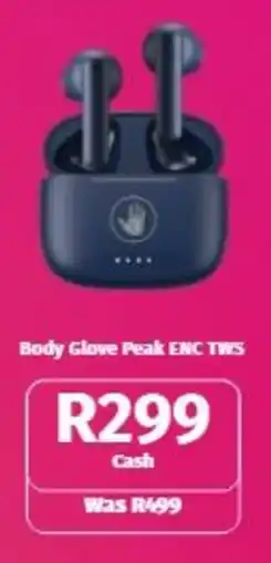 Vodacom Body Glove Peak ENC TWS offer