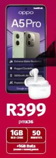 Vodacom Oppo A5 Pro offer