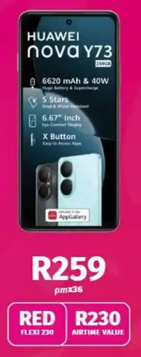 Vodacom Huawei Nova Y73 offer