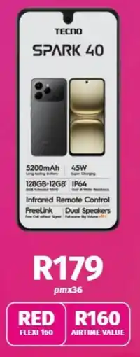 Vodacom Tecno Spark 40 offer