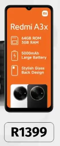 Vodacom Redmi A3x offer