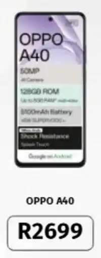 Vodacom Oppo A40 offer
