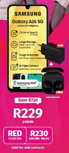 Vodacom Samsung Galaxy A26 5G offer