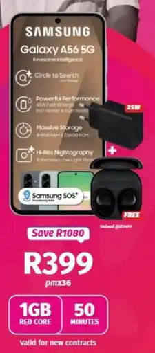 Vodacom Samsung Galaxy A56 5G offer
