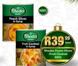 Take 'n Pay Rhodes Peach Slices/ Fruit Cocktail offer