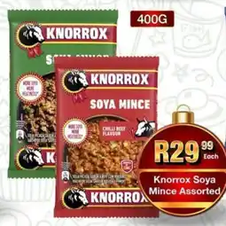 Take 'n Pay Knorrox Soya Mince Assorted offer