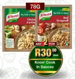 Take 'n Pay Knorr Cook In Sauces offer