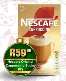 Take 'n Pay Nescafe Original Cappuccino Sticks offer