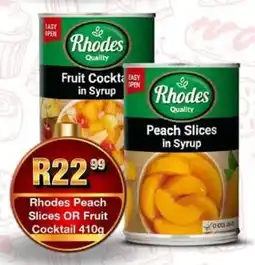 Take 'n Pay Rhodes Peach Slices OR Fruit Cocktail offer