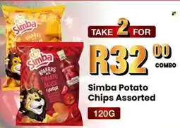 Take 'n Pay Simba Potato Chips Assorted offer