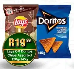Take 'n Pay Lays OR Doritos Chips Assorted offer