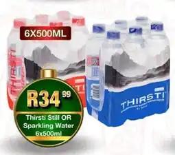 Take 'n Pay Thirsti Still OR Sparkling Water offer