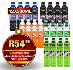 Take 'n Pay Pepsi/ Pepsi Max/ Miranda/ Mountain Dew/ 7UP offer