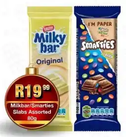 Take 'n Pay Milkbar/ Smarties Slabs Assorted offer