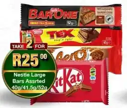 Take 'n Pay Nestle Large Bars Assorted offer