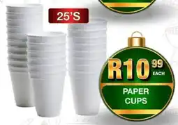 Take 'n Pay Paper cups offer