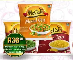 Take 'n Pay McCain Mixed Veg/ Sweetcorn/ Garden Peas offer