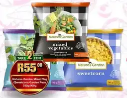 Take 'n Pay Natures Garden Mixed Veg/ Sweetcorn/ Garden Peas offer