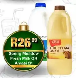 Take 'n Pay Spring Meadow Fresh Milk OR Amasi offer
