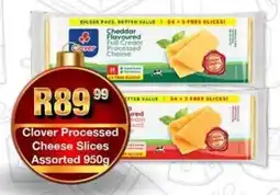 Take 'n Pay Clover Processed Cheese Slices Assorted offer