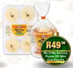 Take 'n Pay My O My Savoury Pizzas OR Mini Cup Pies offer