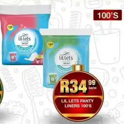 Take 'n Pay Lil lets panty liners offer
